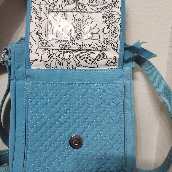 Vera Bradley Blue Quilted Crossbody Bag - Picture 4 of 7